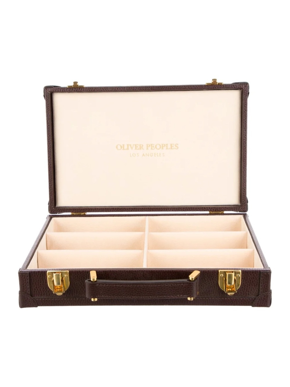 Oliver Peoples Genuine Leather Six Frame Trunk